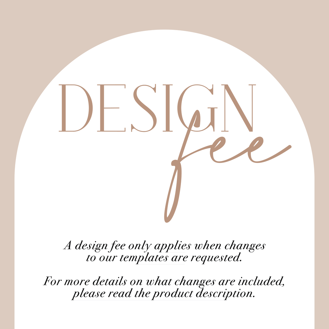 Design Fee • Changes