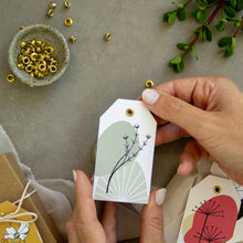 Load image into Gallery viewer, Gold Eyelet Gift Tags • Set of 6
